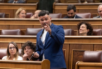 Gabriel Rufían protagonista de una