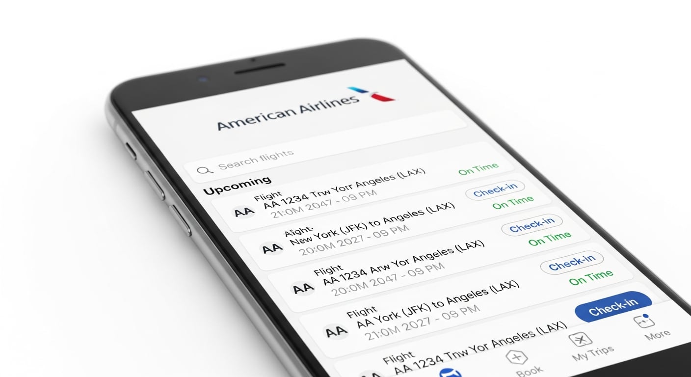 Los pasajeros de American Airlines pueden gestionar directamente cambios de reserva y solicitar vales de alimentación o alojamiento tras incidentes, gracias a la plataforma digital optimizada (Imagen Ilustrativa Infobae)