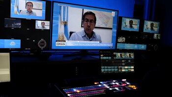 El senador Luis Naidenoff (Charly