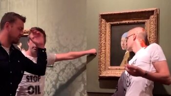 Ataque al cuadro "La joven