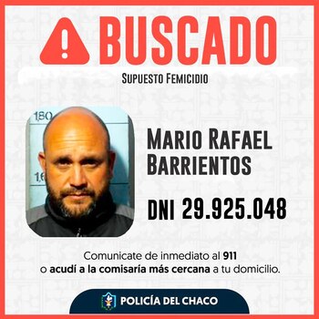 Barrientos es buscado por la