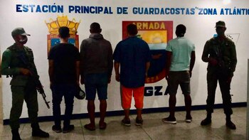 Los venezolanos detenidos (Twitter /