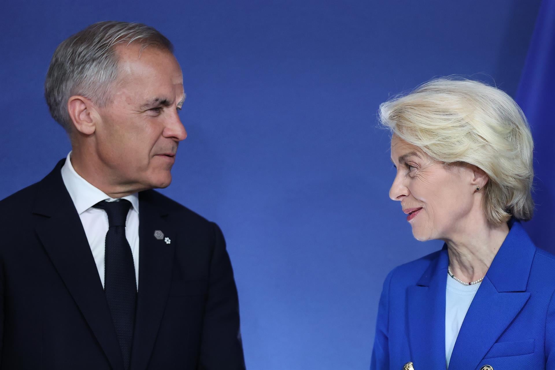 Von der Leyen admite que Canadá no puede entrar en la UE, pero pide una "asociación sin adhesión"