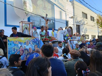 Virgen de Caacupe, en Barracas