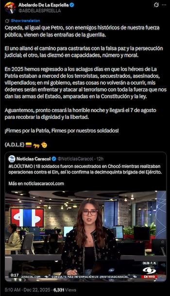 Abelardo de la Espriella se