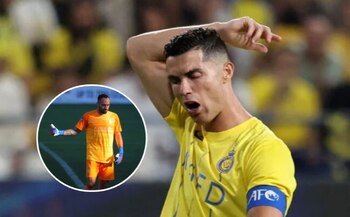 Cristiano Ronaldo y David Ospina fueron titulares en un nuevo duelo del Al Nassr por la liga de Arabia Saudita - crédito AFP
