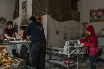 Una imagen del líder del