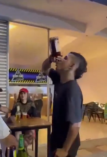 El hombre reconoció que en ese momento estaba "loco" - crédito Diario Tolima/Facebook