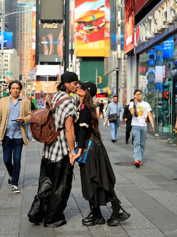 Pasaron sus vacaciones en Nueva York