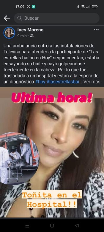 La participante de la competencia