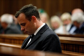 Oscar Pistorius durante su