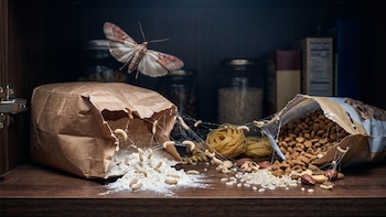 Polilla de la harina: dónde se esconde y cómo prevenir su aparición en la cocina