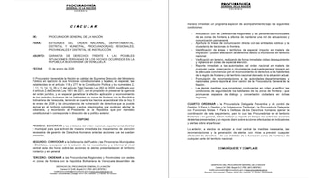 Comunicado de la Procuraduría General