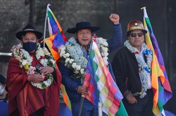 Bolivia's President Luis Arce Catacora