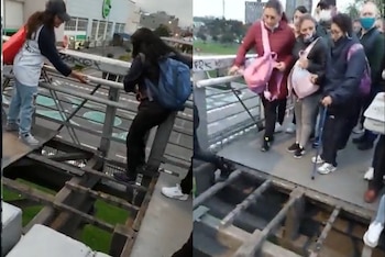 Puente peatonal de Paloquemao