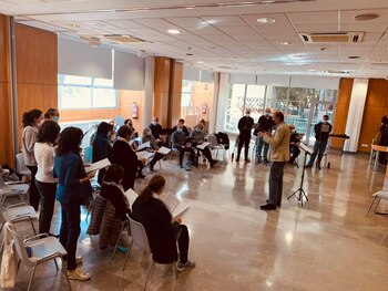 20-11-2021 Un ensayo del Coro