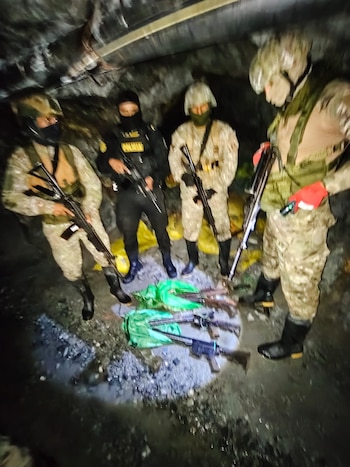 Fuerzas Armadas incautan armas de