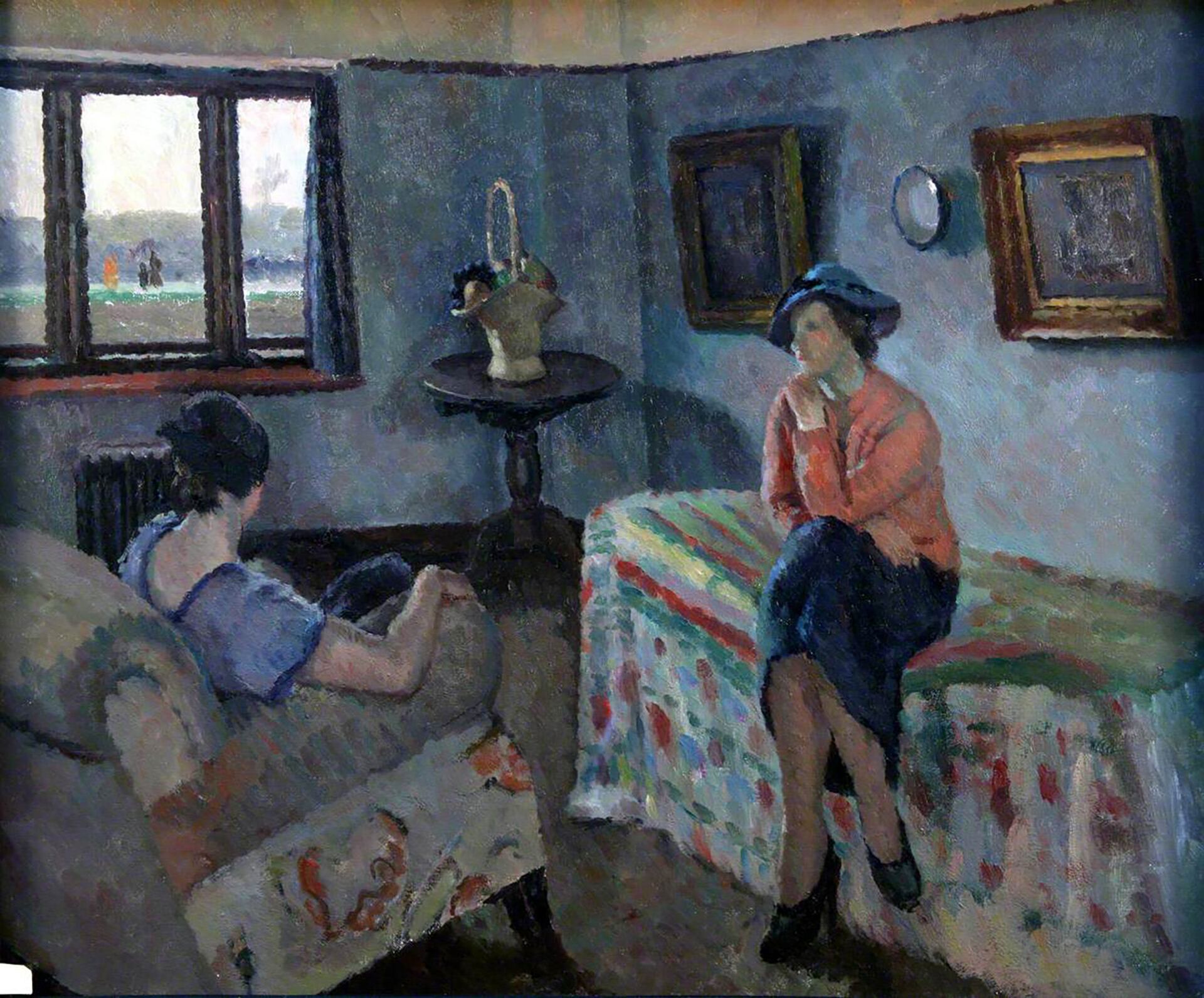 Figuras interiores, una obra de 1935, que se encuentra en la Glynn Vivian Art Gallery