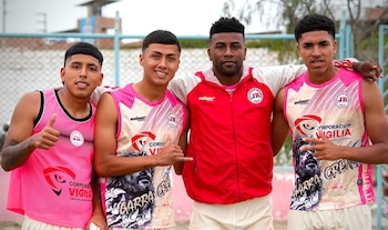 Carlos Ascues - Paulo Lovera - Fabrizio Roca - Alexi Gómez - Juventud Bellavista – Copa Perú – Perú – deportes – 5 agosto