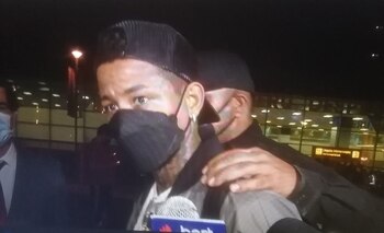 Andy Polo a su llegada