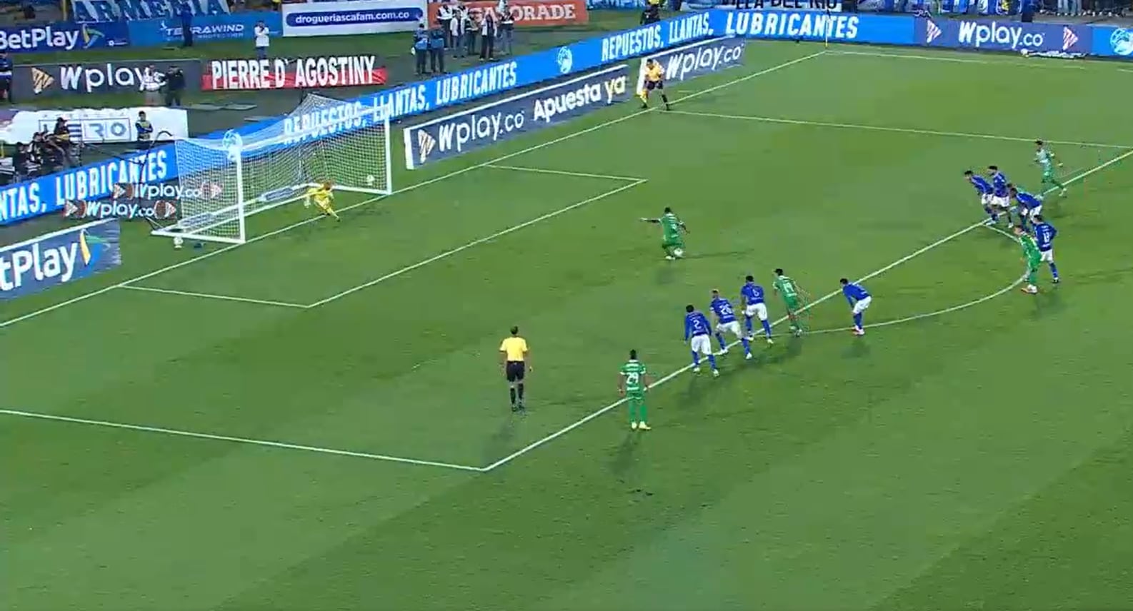 Este fue el momento en que Alfredo Morelos cobró el penal fallado ante Millonarios - crédito Captura de video Win Sports