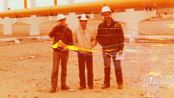 Unas imágenes del mar prendido