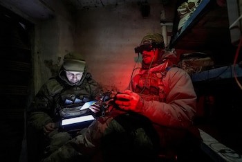 Soldados ucranianos na Brigada