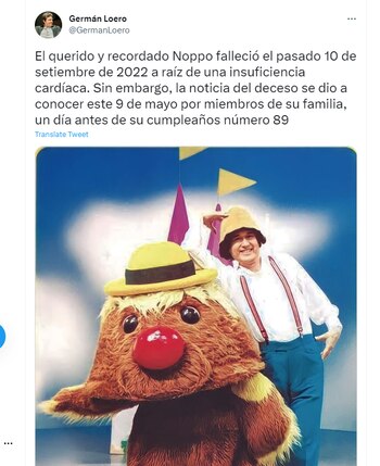 Usuarios despiden a Noppo Takami,