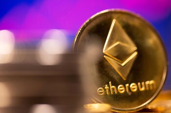 Representación de la criptomoneda Ether.