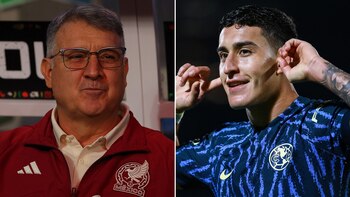 Tata Martino con Alejandro Zendejas