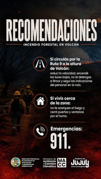 El reporte del Ministerio de Ambiente provincial (X @ambientejujuy)