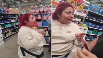 Una mujer desnuda desata polémica