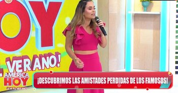 Ethel Pozo se mostró incómoda