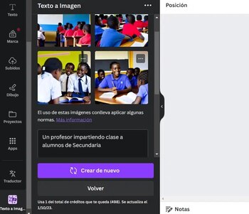 Canva genera imágenes a partir