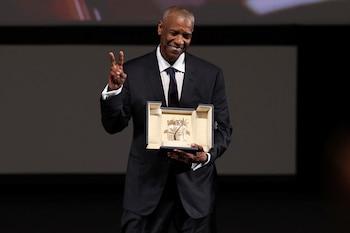 logo Denzel Washington recibió la Palma