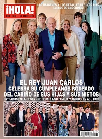 Portada de la revista '¡Hola!'