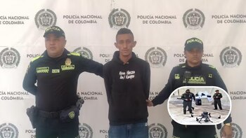 Presunto expendedor de drogas en