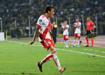 Nicolás Fonseca celebra su espectacular