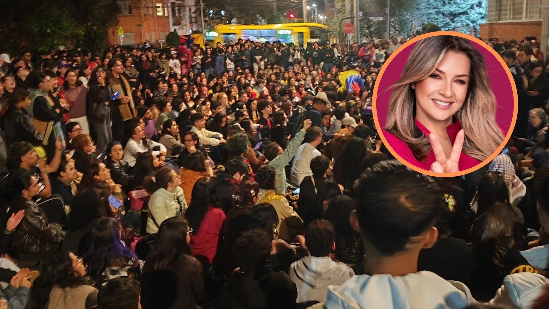 Vicky Dávila cuestionó las movilizaciones y aseguró que las diferencias políticas deben resolverse en las urnas. - crédito @Wayunkerra/X y @VickyDavilaH/X