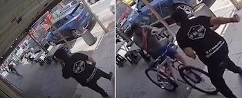 "Nico", encargado de la hamburguesería,