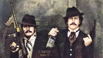 Pablo Escobar con su primo Gustavo