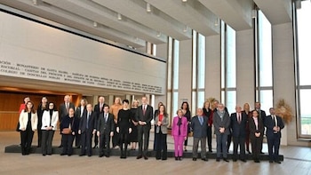 Los Reyes presiden la reunión