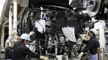 La producción industrial crece un