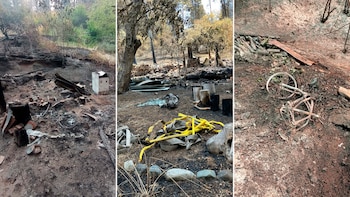 Restos de las casas de