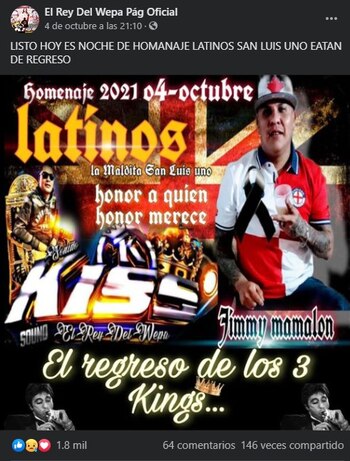 Así se anunció la que