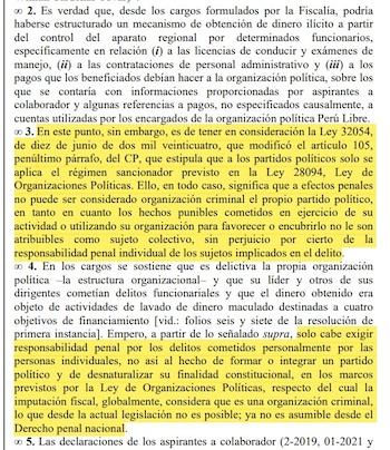 Corte Suprema aplica ley que