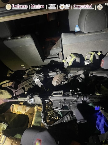 Este fue el armamento decomisado