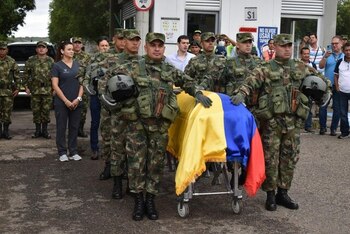 La teniente Julieth García Cordero