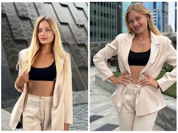 Maria Kovalchuk apareció tirada al