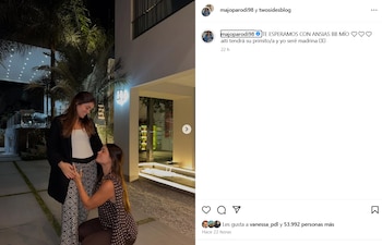 Majo Parodi felicita a su